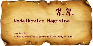Nedelkovics Magdolna névjegykártya